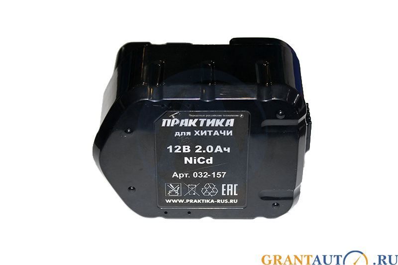Аккумулятор ПРАКТИКА для HITACHI 12В 2.0Ач NiCD 032-157 фотография №2