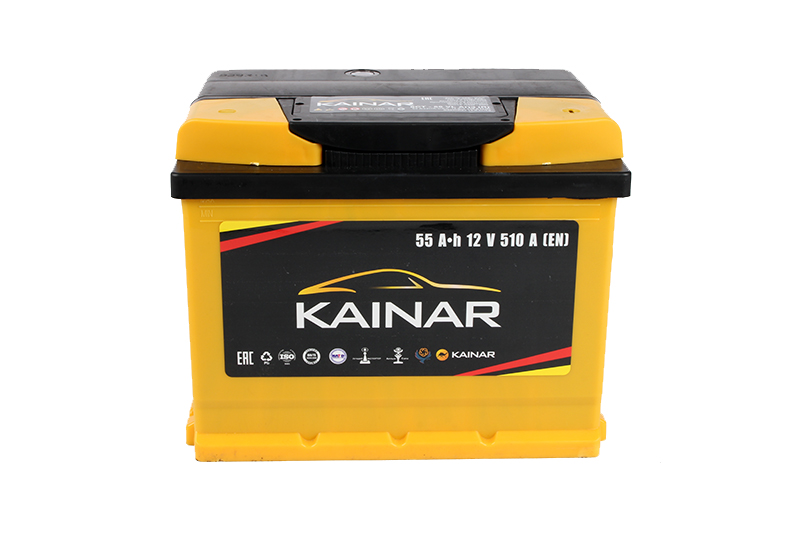 Аккумуляторная батарея KAINAR 6СТ55 обратная 510 А фотография №1