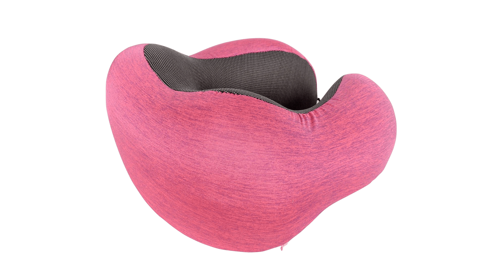Подушка на шею с эффектом памяти розовая фотография №3