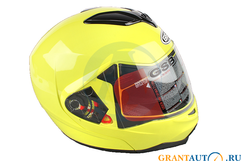 Шлем GSB G-339 флуоресцентный желтый M фотография №1