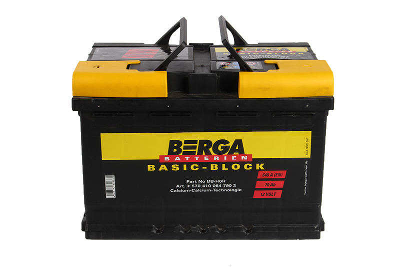 Аккумуляторная батарея BERGA Basic-block 6СТ70 фотография №1