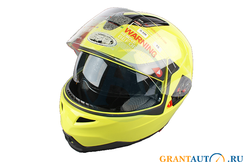 Шлем GSB G-339 флуоресцентный желтый L фотография №3