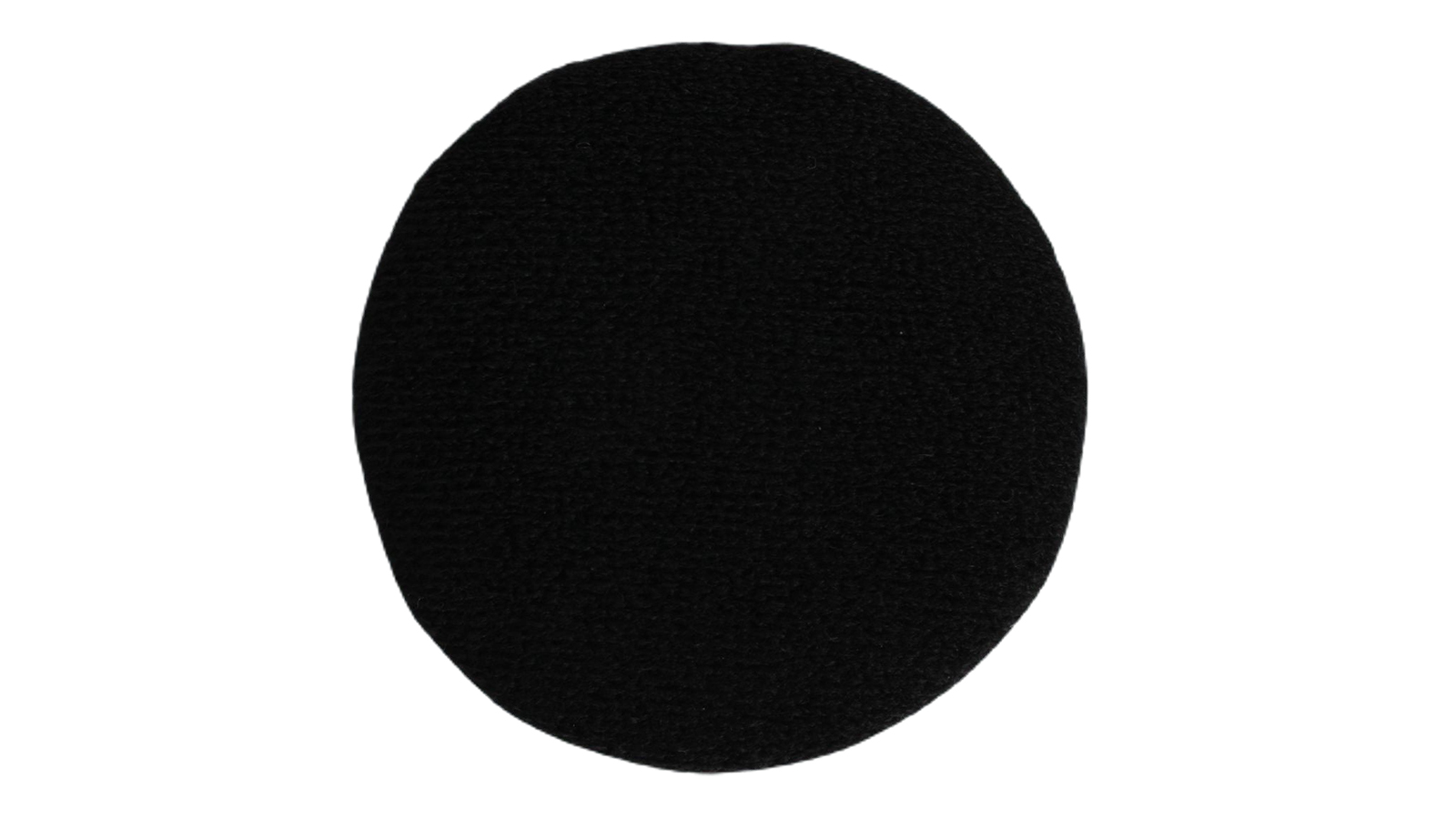 Круг полировальный черный на липучке 80мм финишный AAR-PP80B фотография №2