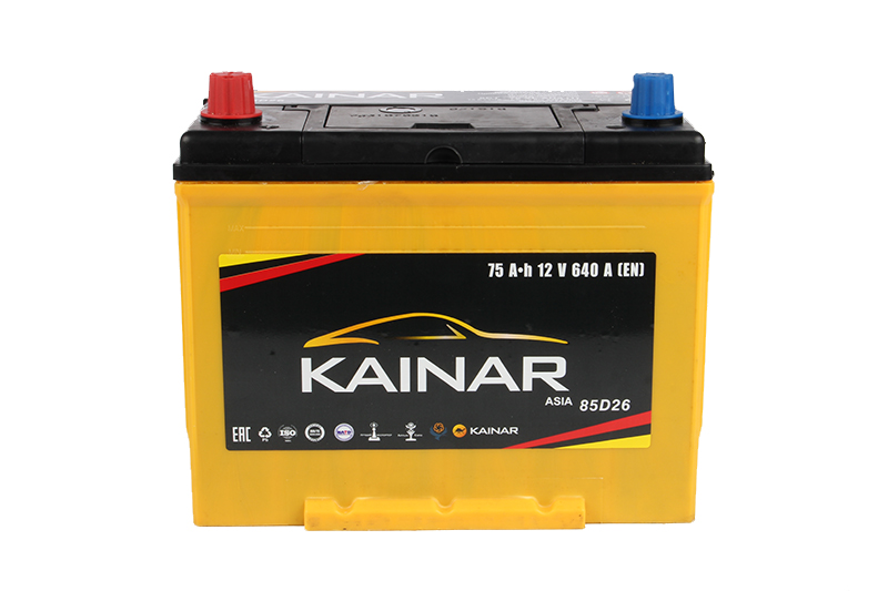 Аккумуляторная батарея KAINAR 85D26R 6СТ75 азия фотография №1