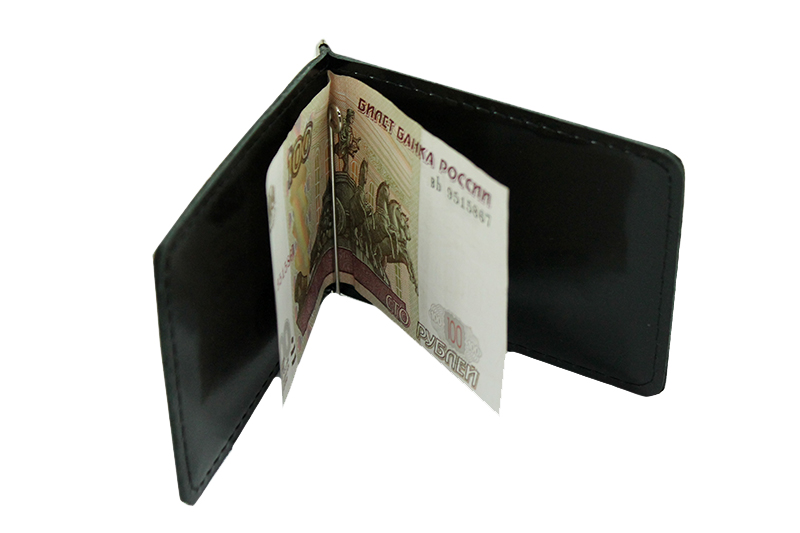Зажим для денег Окли-М-2 черный шик фотография №2
