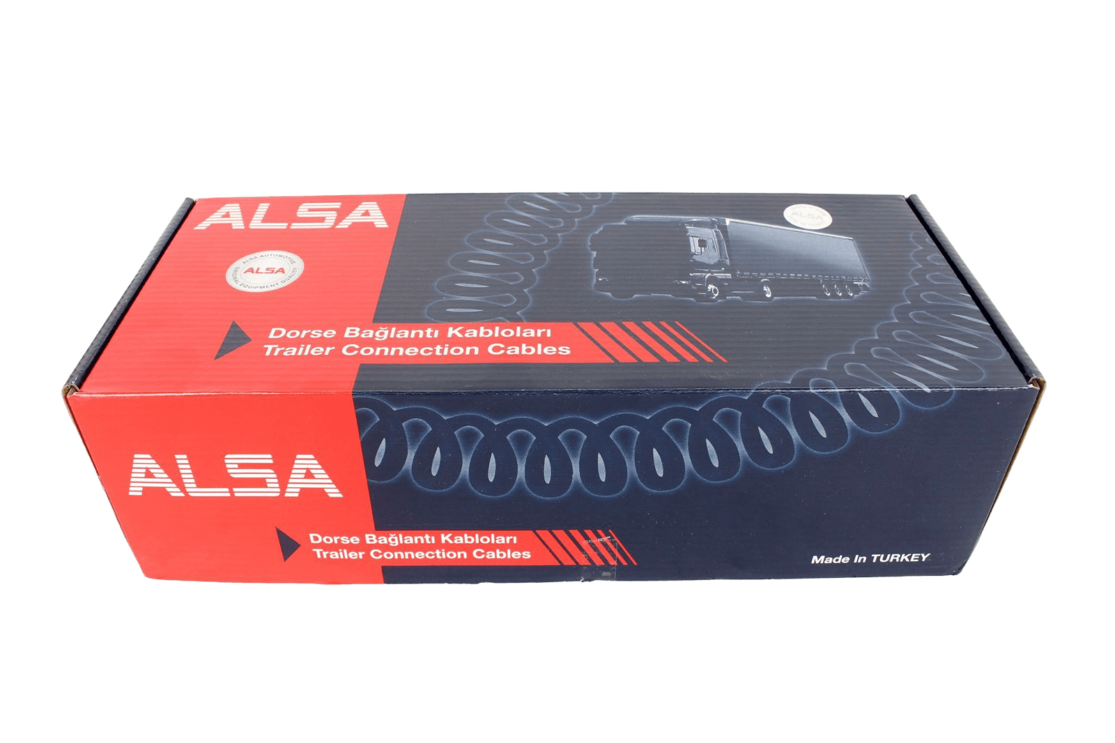 Кабель электрический прицепа N-type 7-полюсный L=4500мм основной пластиковые штекеры ALSA фотография №4