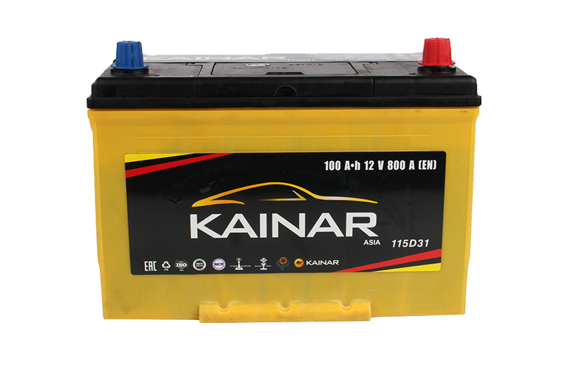 Аккумуляторная батарея KAINAR 115D31L 6СТ100 азия обратная фотография №1