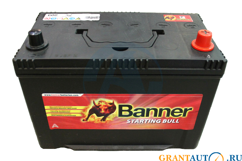 Аккумуляторная батарея BANNER Starting Bull 32 6СТ100 фотография №1