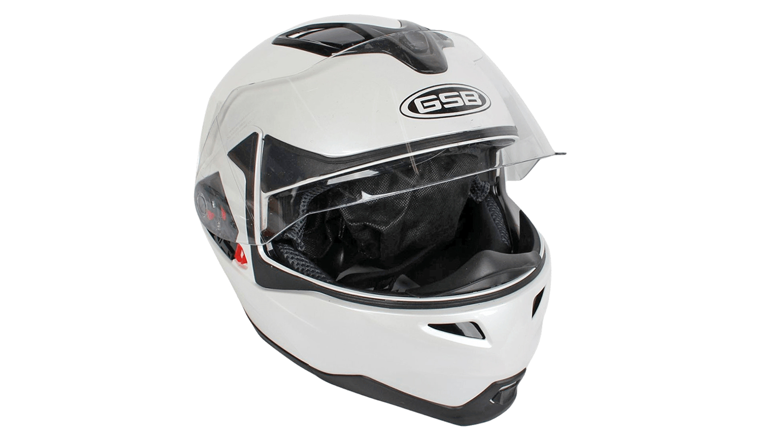 Шлем модуляр GSB G-339 белый глянцевый L фотография №2