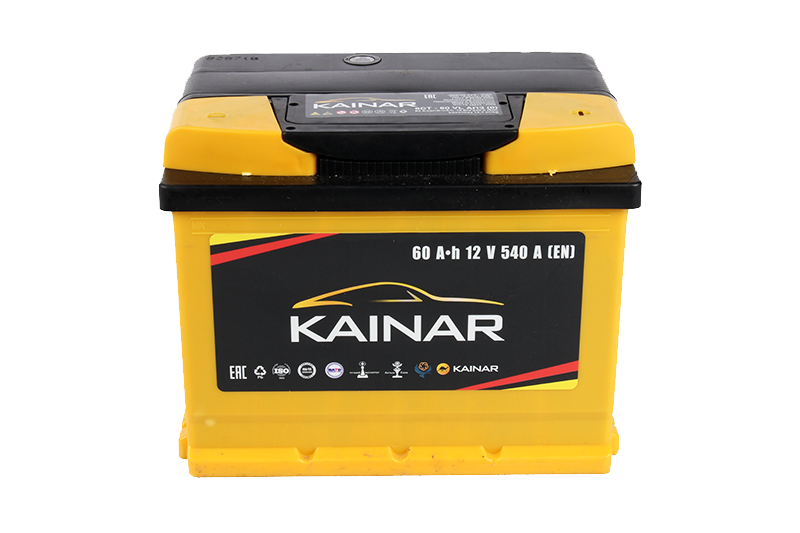 Аккумуляторная батарея KAINAR 6СТ60 обратная фотография №1