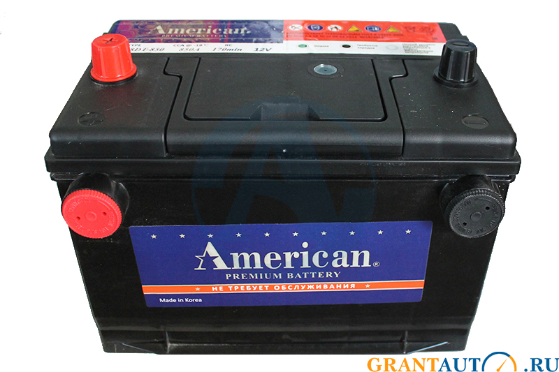 Аккумуляторная батарея AMERICAN 6СТ95 4кл.№78DT875/850 фотография №1