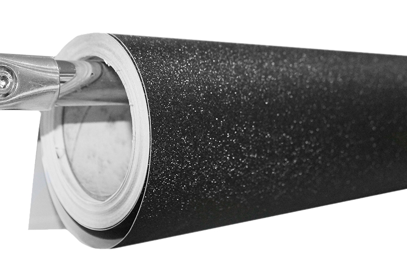 Пленка виниловая Алмазная крошка черная 1,52х0,5м фотография №1