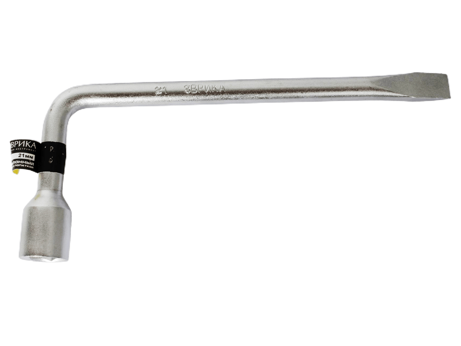 Ключ баллонный ЭВРИКА Г-образный 21 мм с лопаткой фотография №1