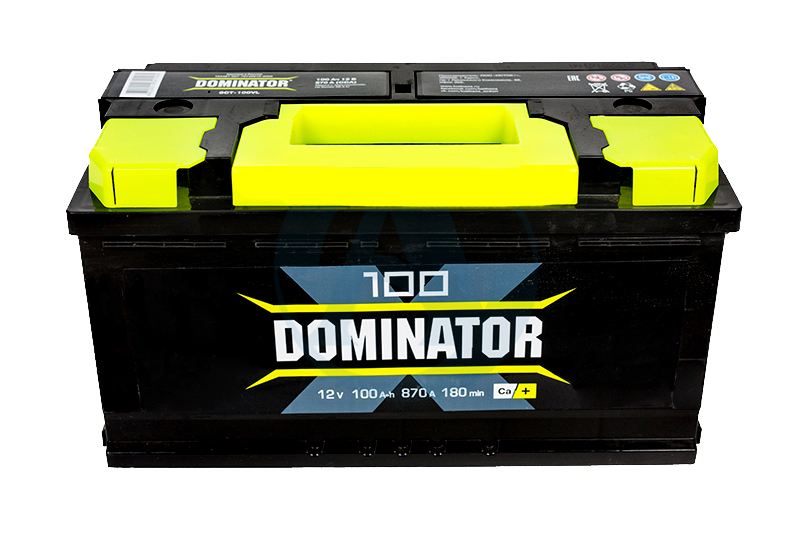 Аккумуляторная батарея DOMINATOR 6СТ100 обратная L5//1100хБ фотография №1