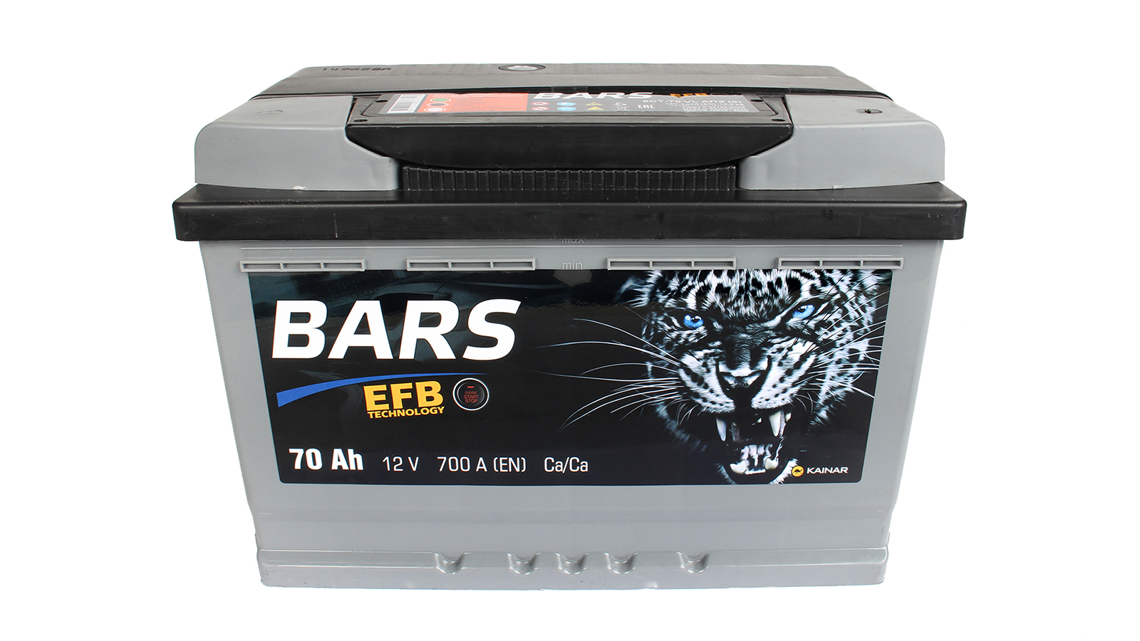 Аккумуляторная батарея BARS EFB 6СТ70 обратная фотография №1
