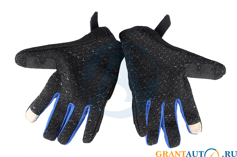 Перчатки защитные V005 синие XL фотография №2