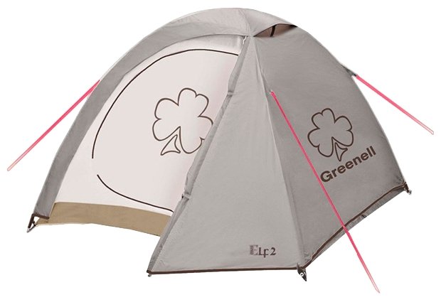 Палатка кемпинговая GREENELL Эльф 2 V3 коричневый фотография №1