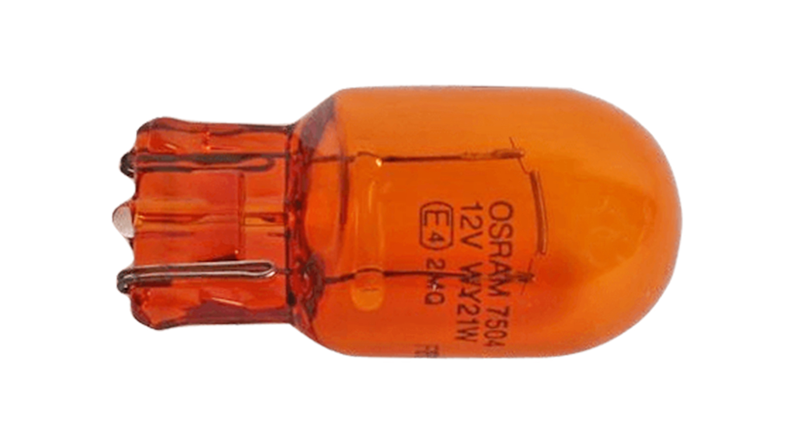 Лампа 12V WY21W OSRAM бесцокольная желтая 1 штука фотография №4