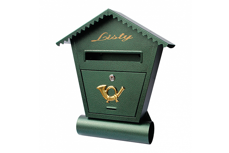 Ящик почтовый K-37002Т антик зеленый фотография №1