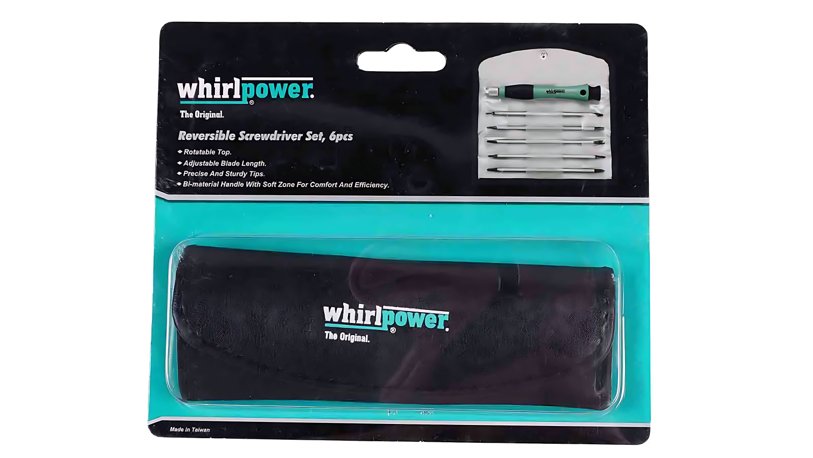 Отвертка с набором насадок для точной механики WhirlPower 6 предметов 99-0106 фотография №4
