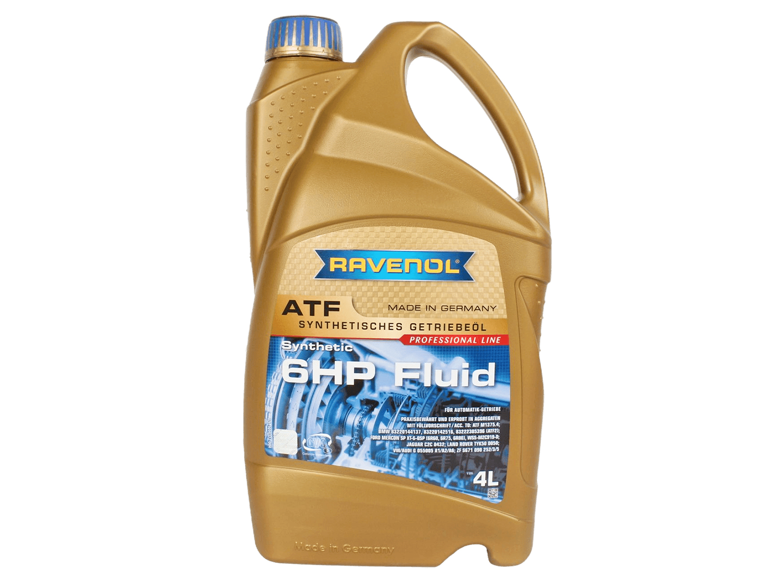 Трансмиссионное масло RAVENOL ATF 6HP Fluid 4л фотография №1