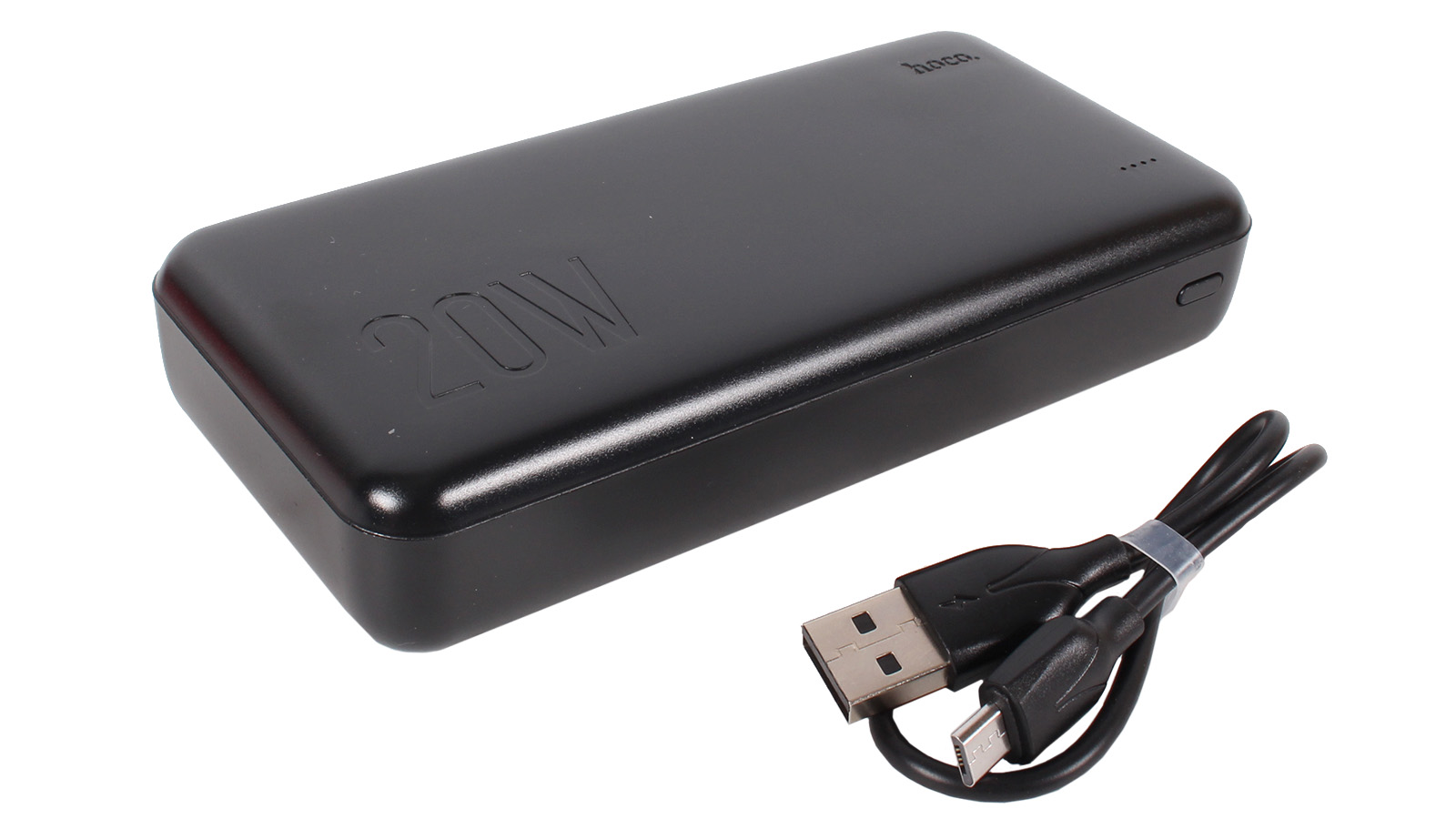 Аккумулятор Power Bank J87A 20000mAh черный фотография №1