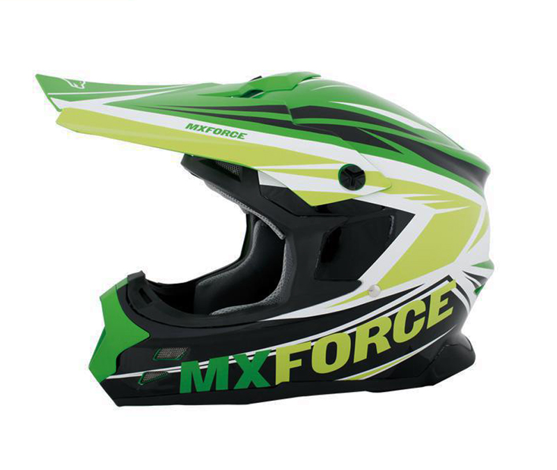 Шлем MX FORCE RACE NEPTUNUS зеленый XL фотография №1