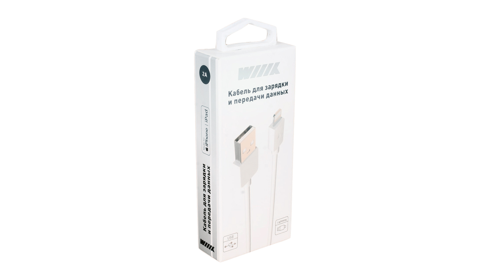 Кабель-переходник USB-MicroUSB Black CB020-U8-10W WIIIX 1м фотография №2