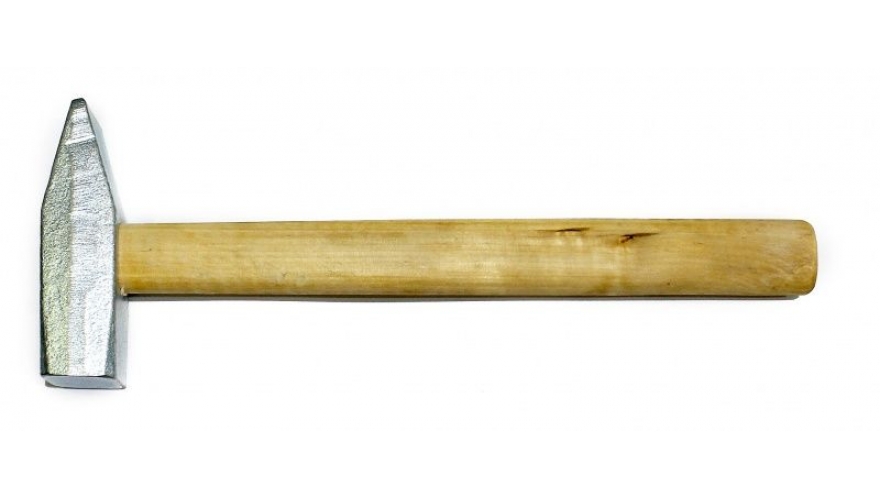 Молоток 0.8 кг с квадратным бойком цинк с деревянной ручкой 13002 фотография №1