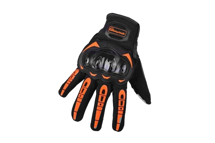 Перчатки защитные RidingTribe MCS-17 оранжевые XXL фотография №2