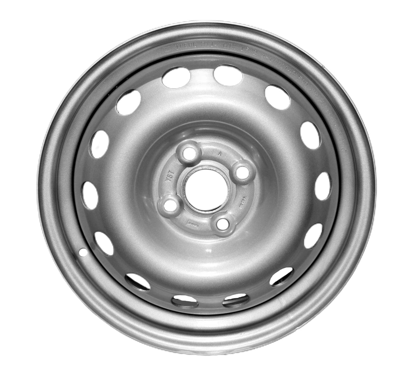 Диск колеса TREBL 8114 R15 SOLARIS серый металлик 1 шт фотография №1