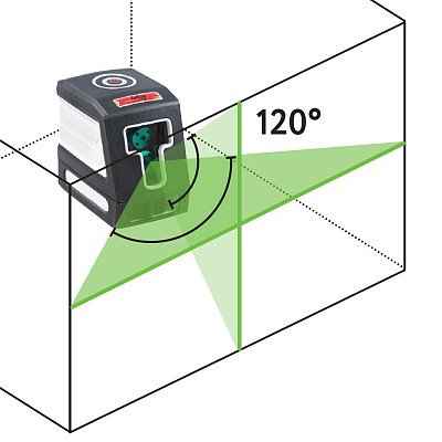 Уровень лазерный FUBAG с зеленым лучом Crystal 10G VH фотография №4