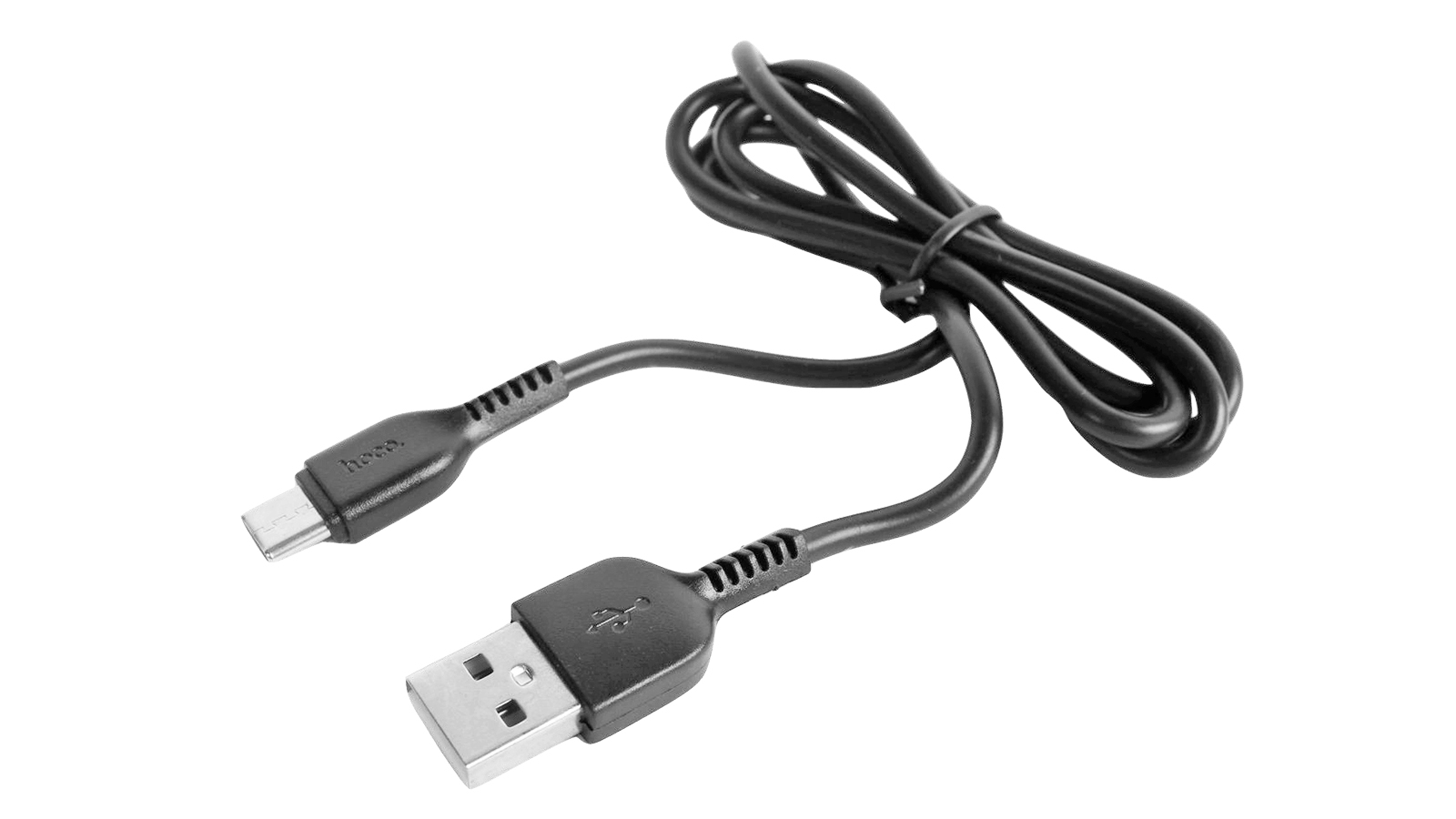 Кабель зарядный USB Hoco X13 2А Type-C 1m черный фотография №1