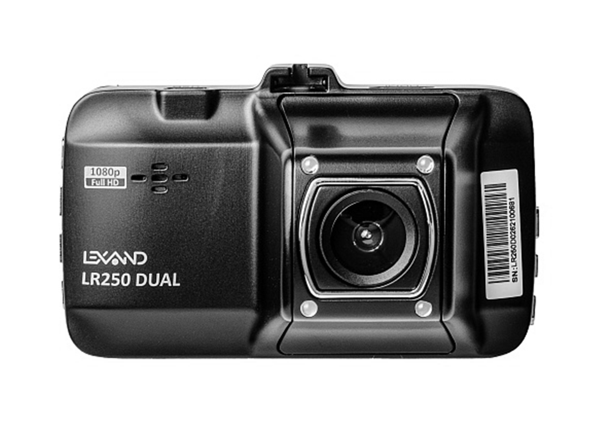 Автомобильный видеорегистратор LEXAND LR250 DUAL с камерой заднего вида фотография №1