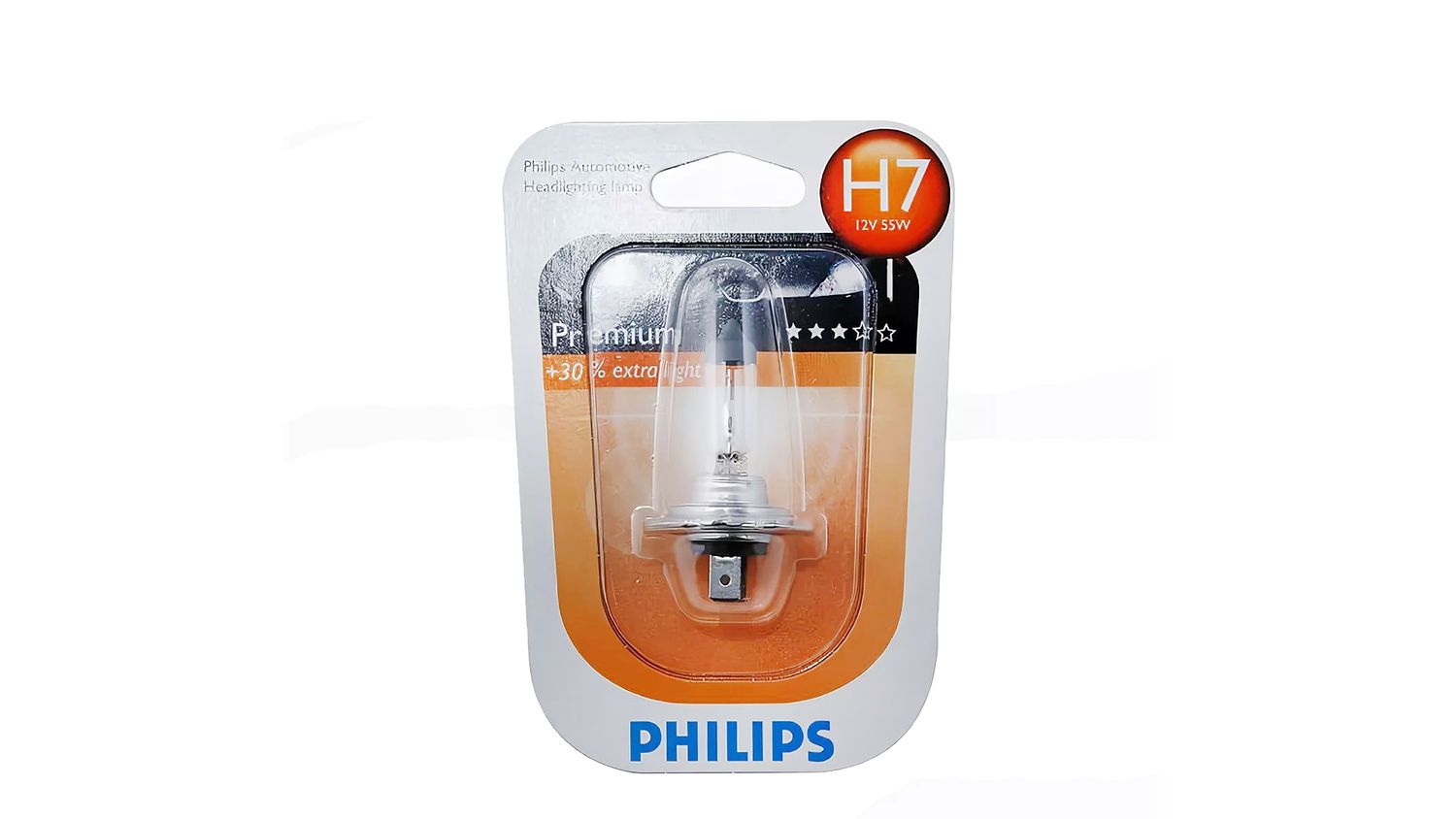 Лампа 12Vx55W H7 +30% PHILIPS VISION фотография №1