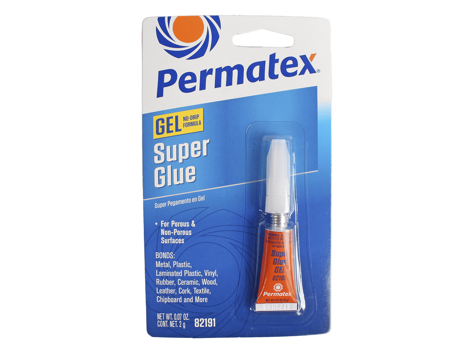 Клей супер гель 2г PERMATEX 82191 фотография №1