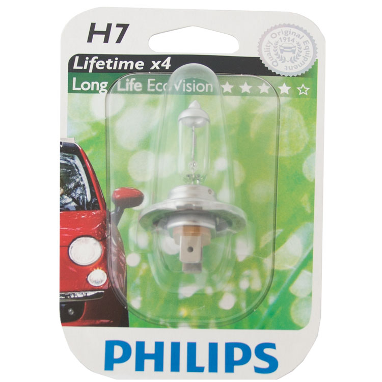 Лампа 12Vx55W H7 PHILIPS LONG LIFE ECO VISION фотография №1