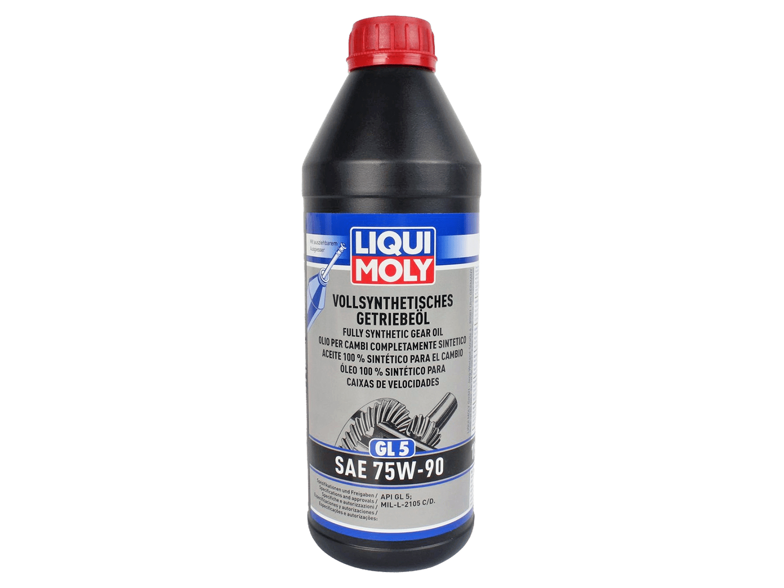 Трансмиссионное масло LIQUI MOLY 75W-90 GL-5 1л фотография №1