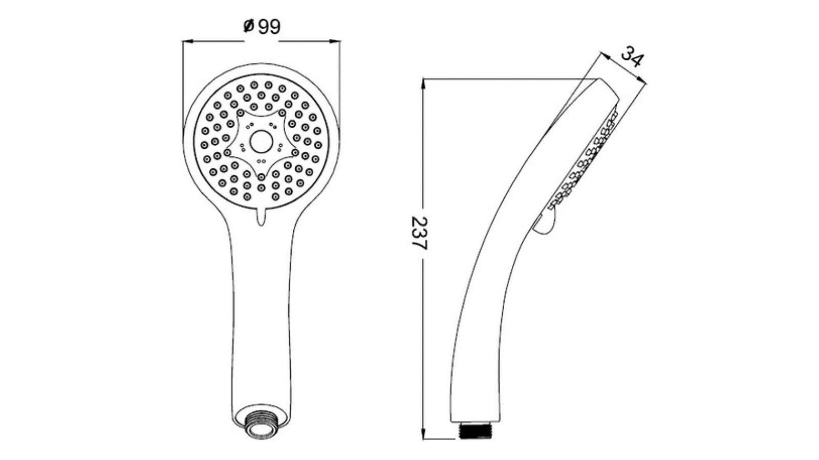 Лейка для душа IDDIS 3F A11631 3 режима фотография №3