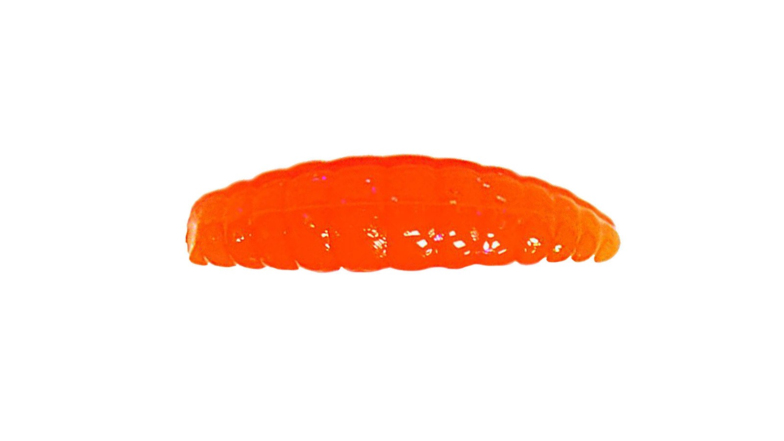 Приманка силиконовая Kosadaka MAGGOT 30мм 12шт запах сыра, цвет OR (orange) фотография №1