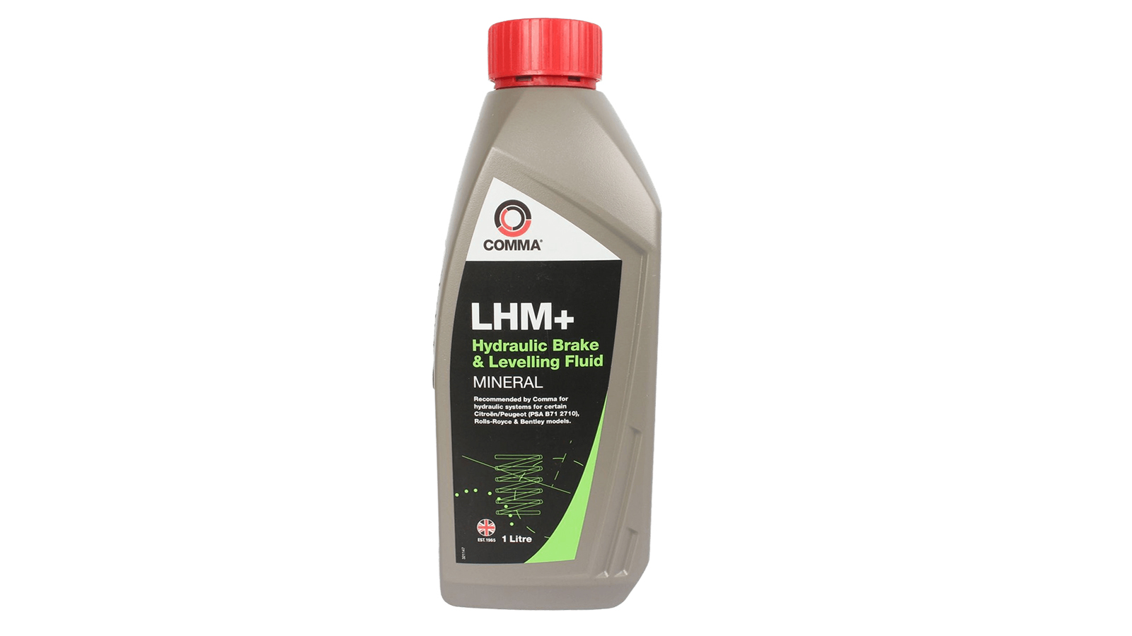 Жидкость гидравлическая COMMA LHM1L зеленое 1л фотография №1