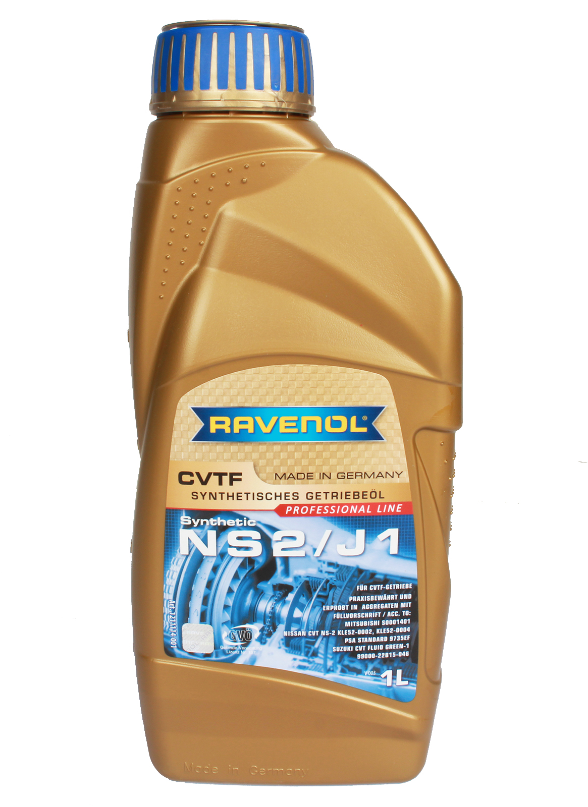 Трансмиссионное масло RAVENOL CVTF NS2/J1 для вариатора 1л фотография №1