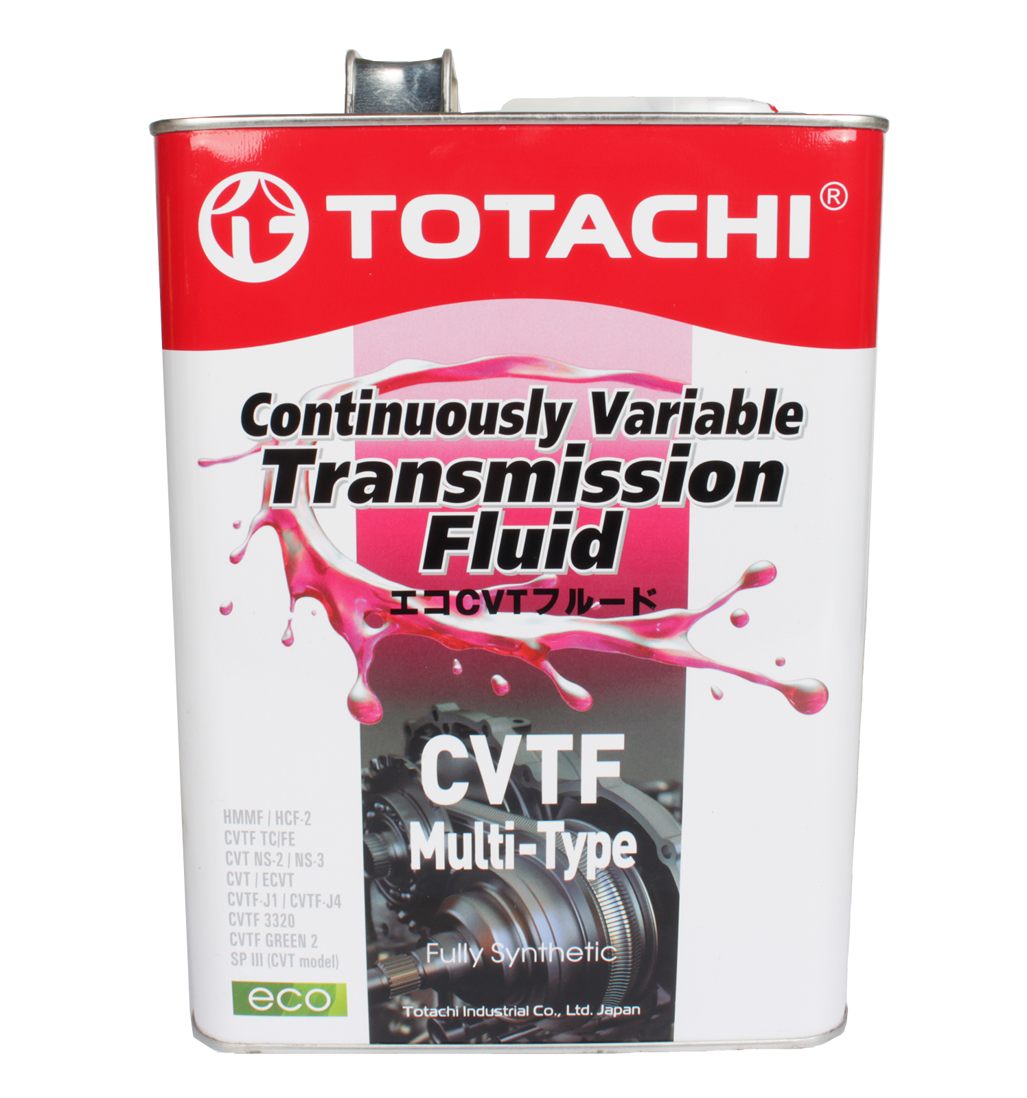 Трансмиссионное масло TOTACHI CVT MULTI-TYPE 4л фотография №1