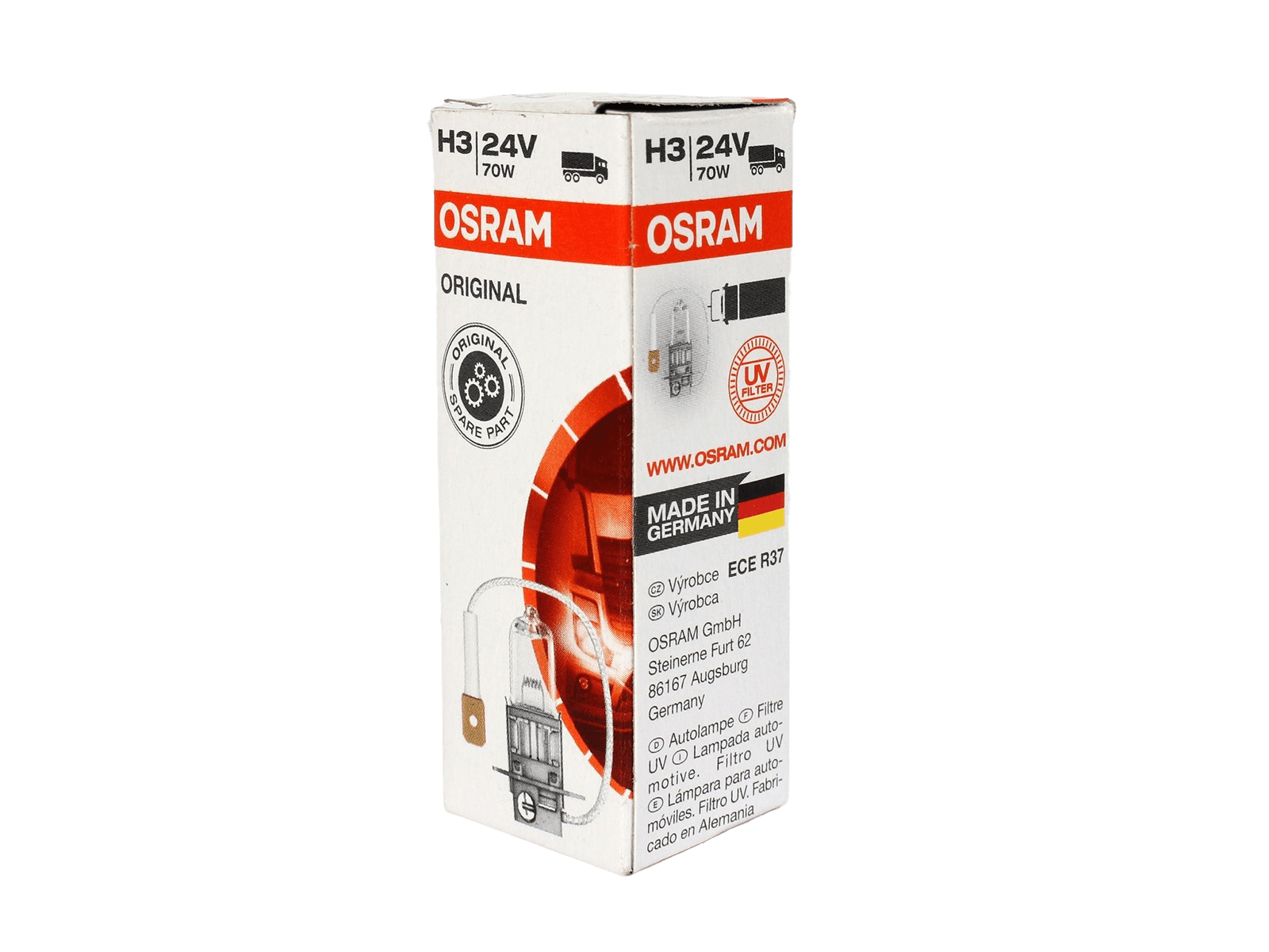 Лампа 24Vx70W H3 OSRAM фотография №3