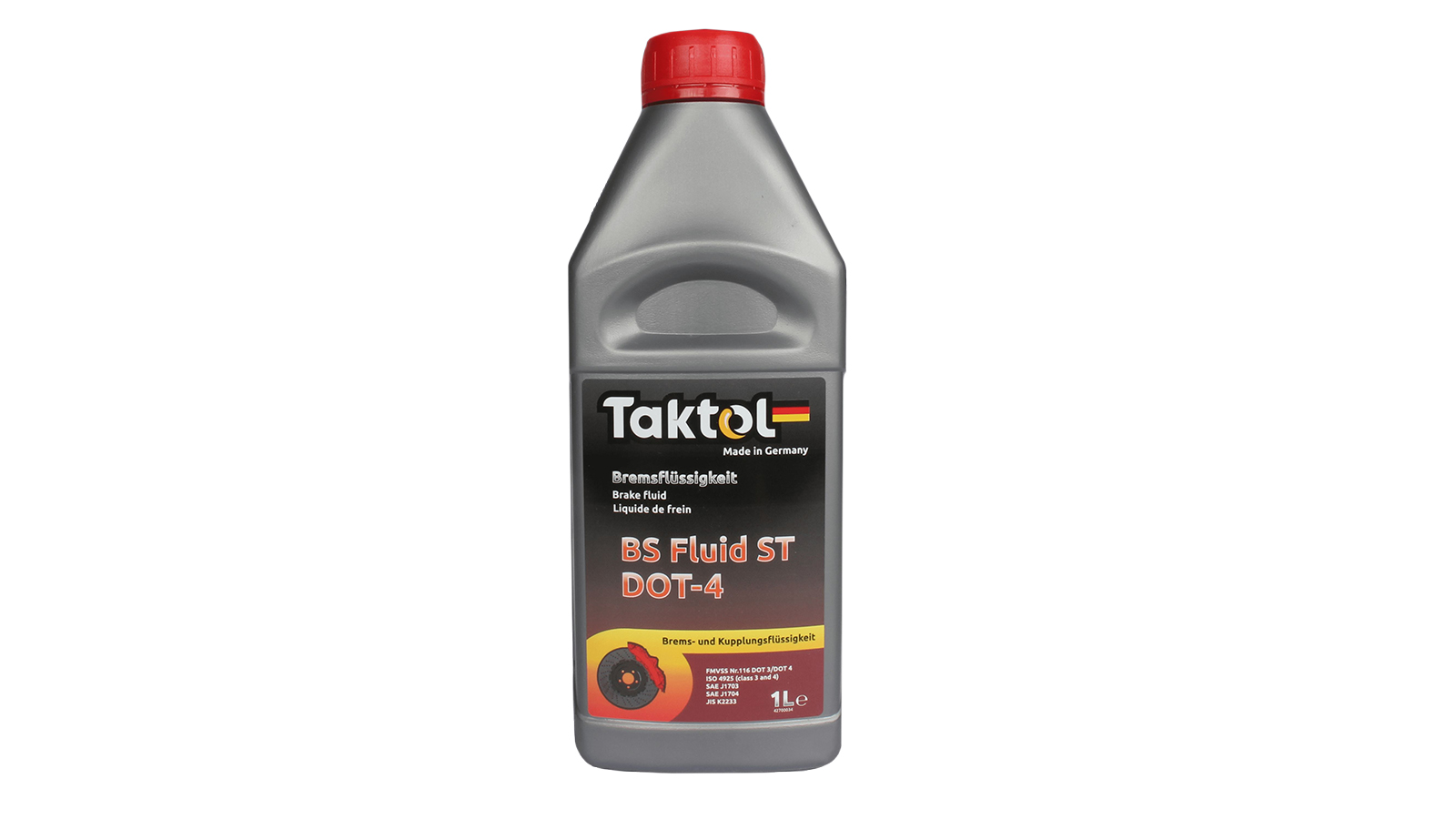 Жидкость тормозная TAKTOL ST DOT-4 1л фотография №1