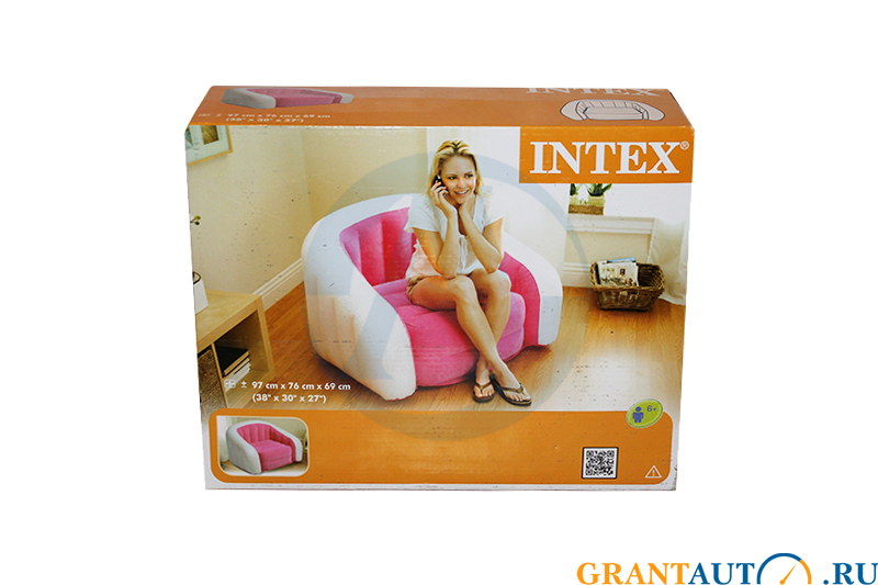 Надувное кресло Intex Cafe club Chair фотография №2