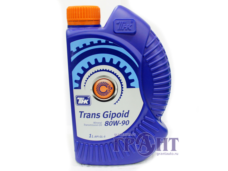 Трансмиссионное масло ТНК TRANS GIPOID GL-5 80W90 1л фотография №1