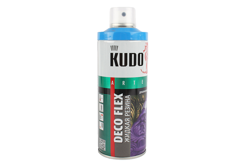 Жидкая KUDO DECO FLEX резина голубая 520 мл фотография №1