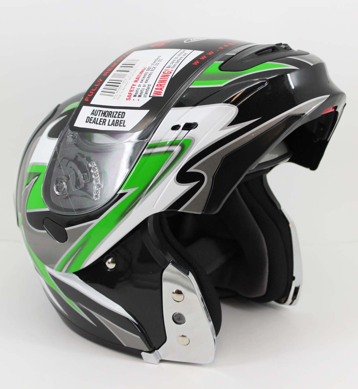 Шлем SUMMIT II Graphic зеленый/черный глянцевый  XL фотография №2