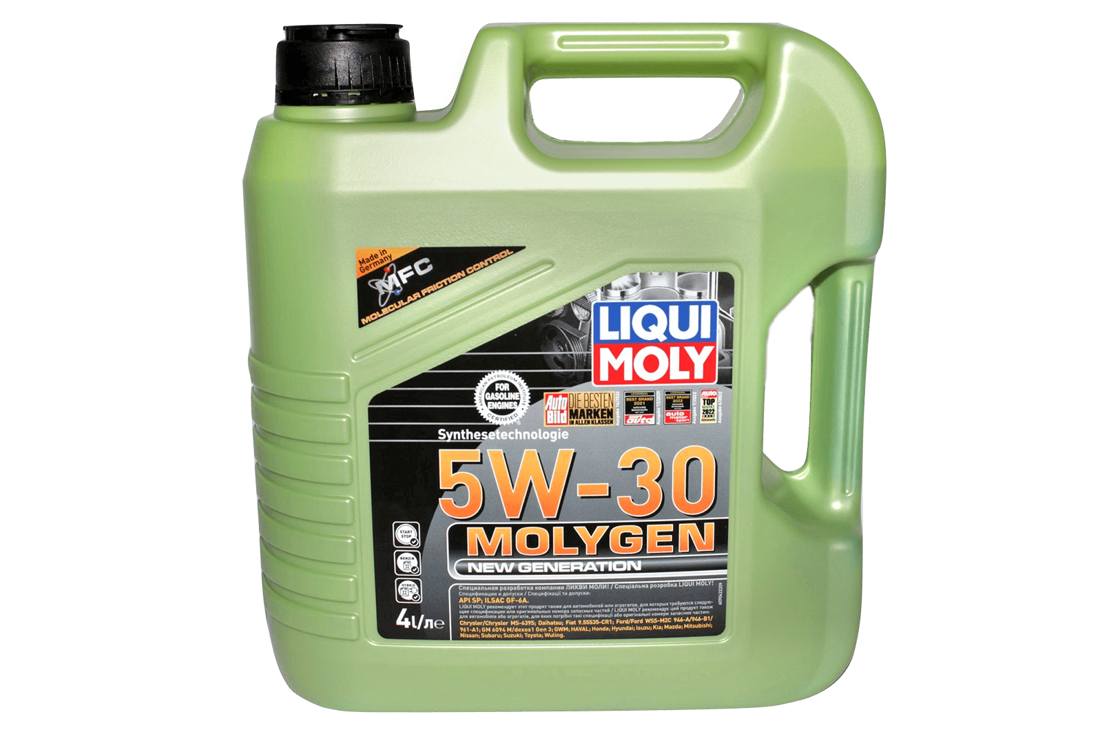 Масло моторное LIQUI MOLY Molygen New Generation 5W30 4л фотография №1